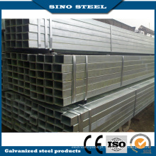 Tubo / tubo de aço quadrado de carbono galvanizado de grau Q235